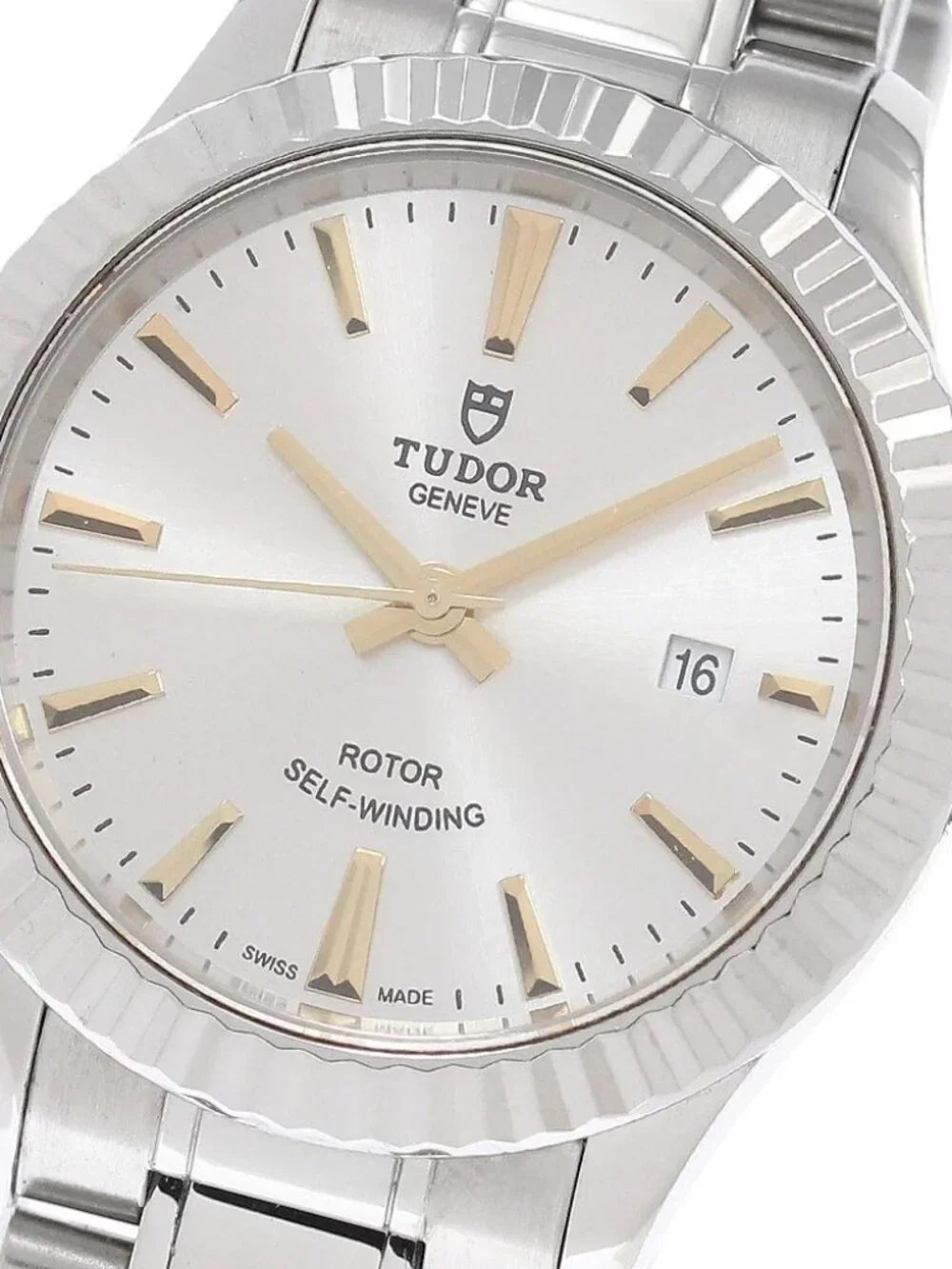 TUDOR Style 12110 Date Silver Dial Automatic Ladies Watch_955687